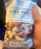 Roasted and salted mixed nuts
