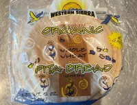 Organic whole wheat pita bread