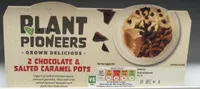 2 chocolate and salted caramel pots