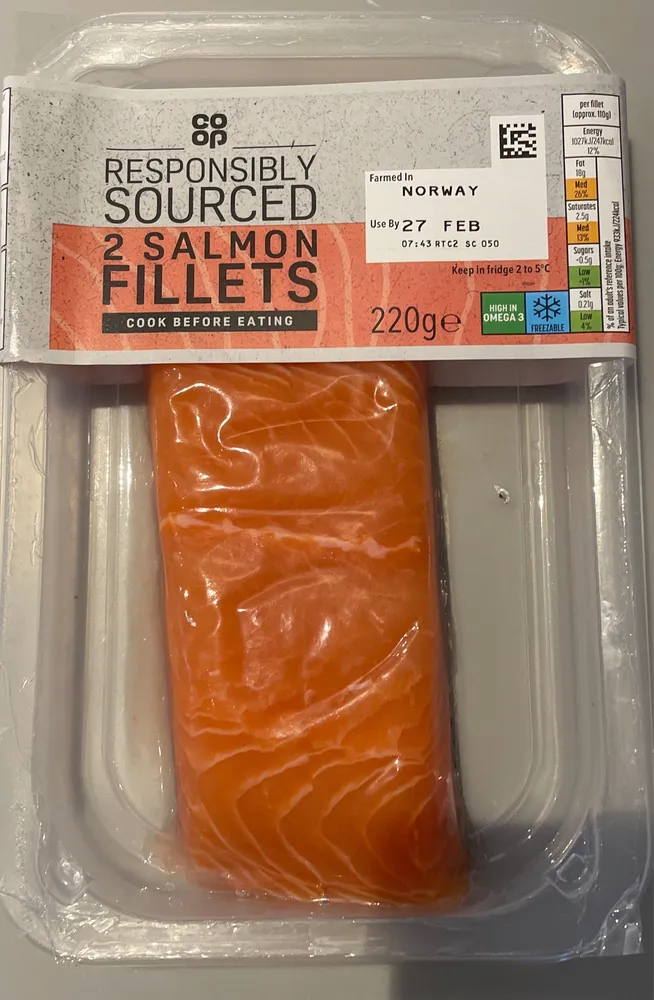 2 Salmon Fillets