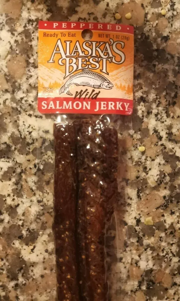 Wild salmon jerky