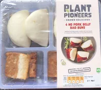 4 no pork belly bao buns