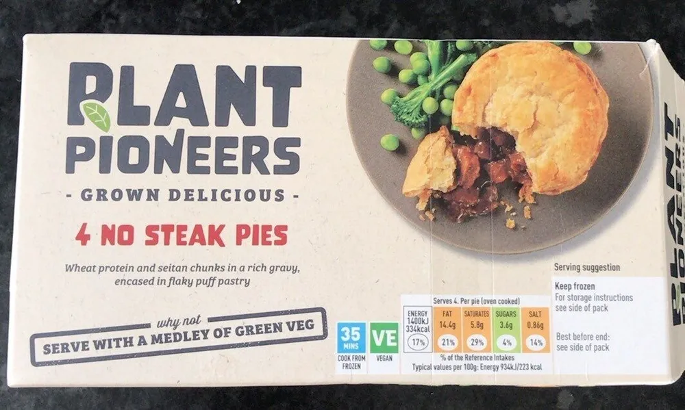 4 No Steak Pies