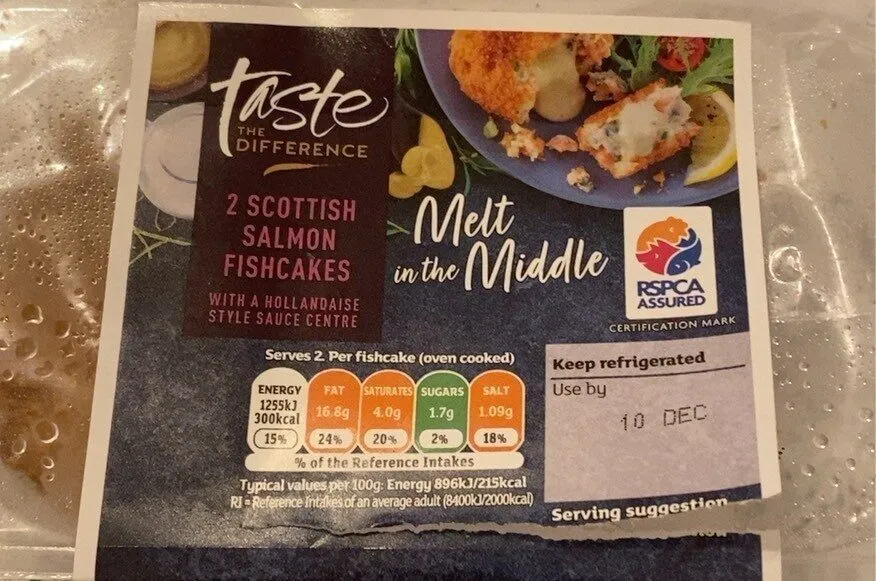 Scottish salmon fishcakes
