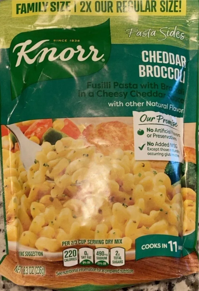 CHEDDAR FLAVOR BROCCOLI Pasta Sides