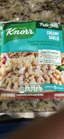 Spiral Pasta in a Creamy Garlic Flavored Sauce