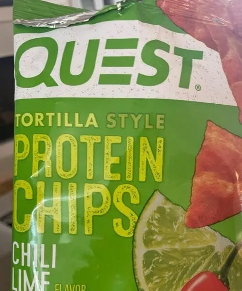 Tortilla Style  Protein Chips Chili Lime