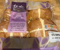 4 Fruity Hot Cross Buns