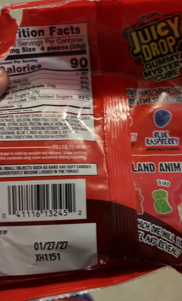 Juicy Drop Gummy Mystery Cube