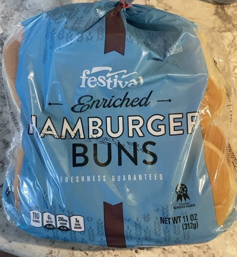 Enriched hamburger buns