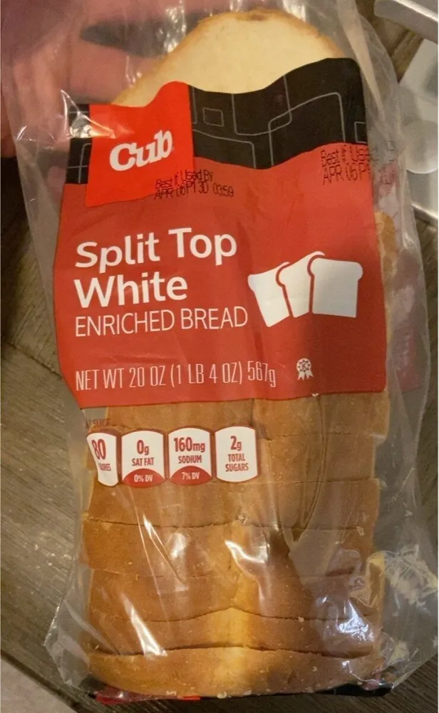 Enriched white bread
