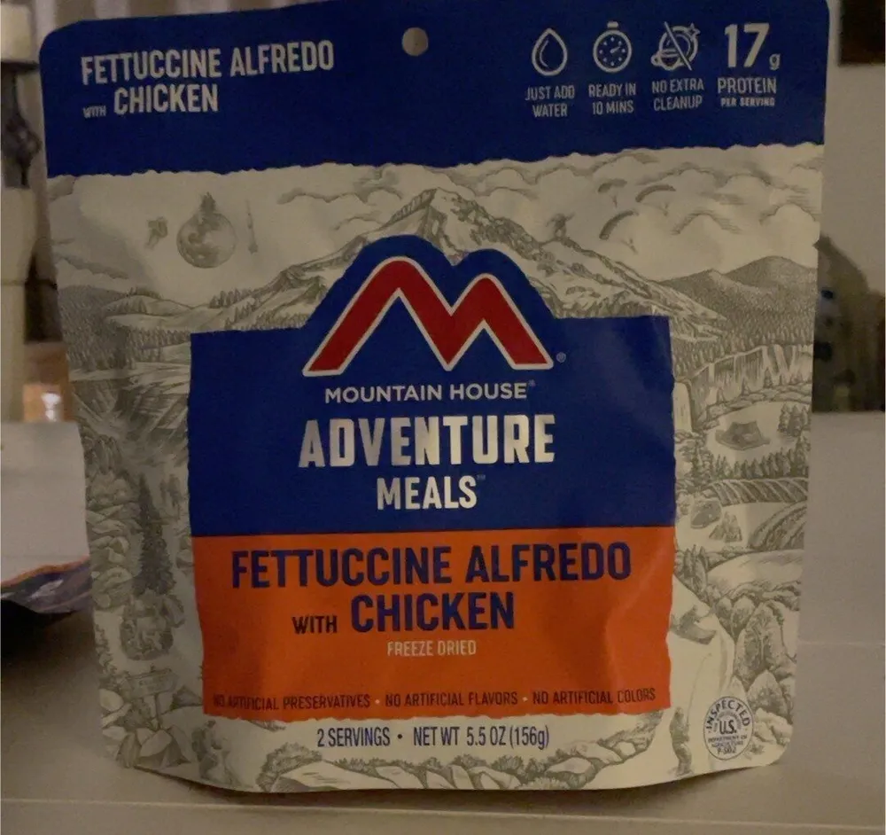 Fettuccine Alfredo with chicken