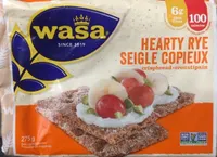 Hearty rye crispbread