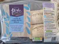 4 bake at home white rolls