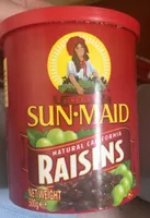 Sunmaid rasins