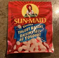 Raisins secs au yogourt