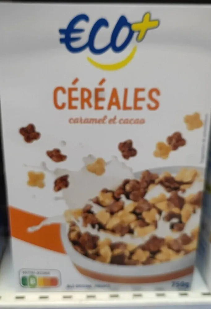 Céréales caramel et cacao