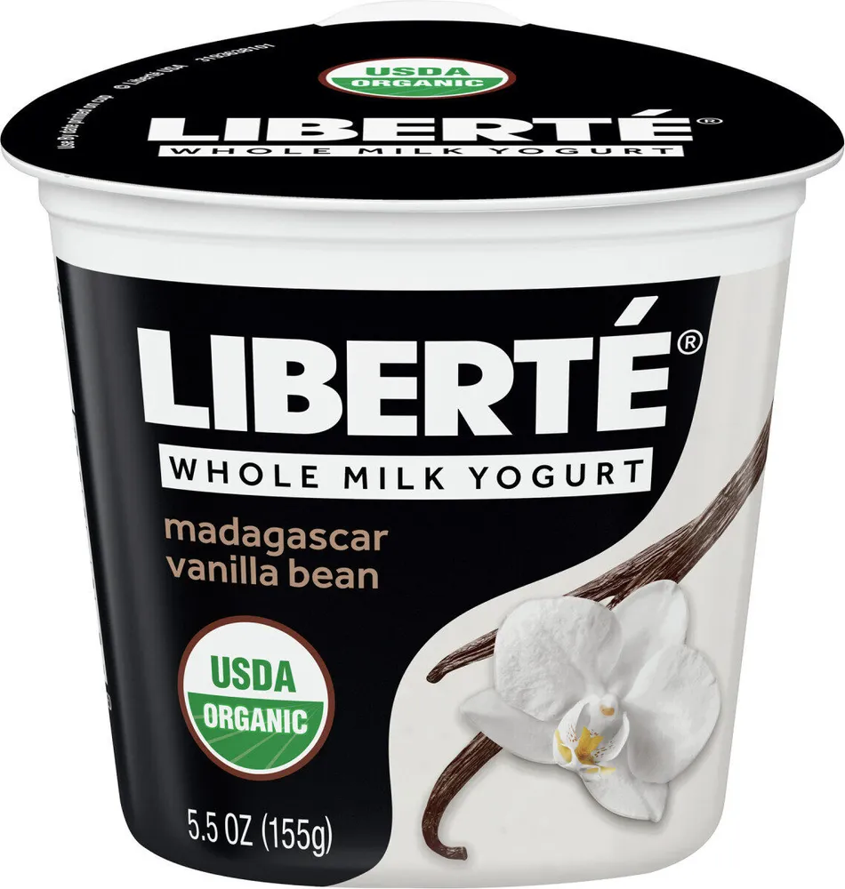 Liberte organic whole milk yogurt