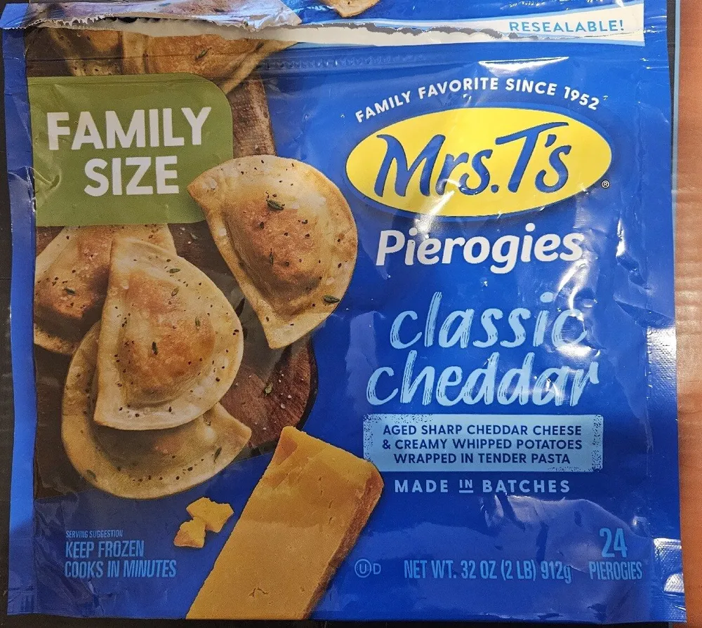 Pierogies classic cheddar