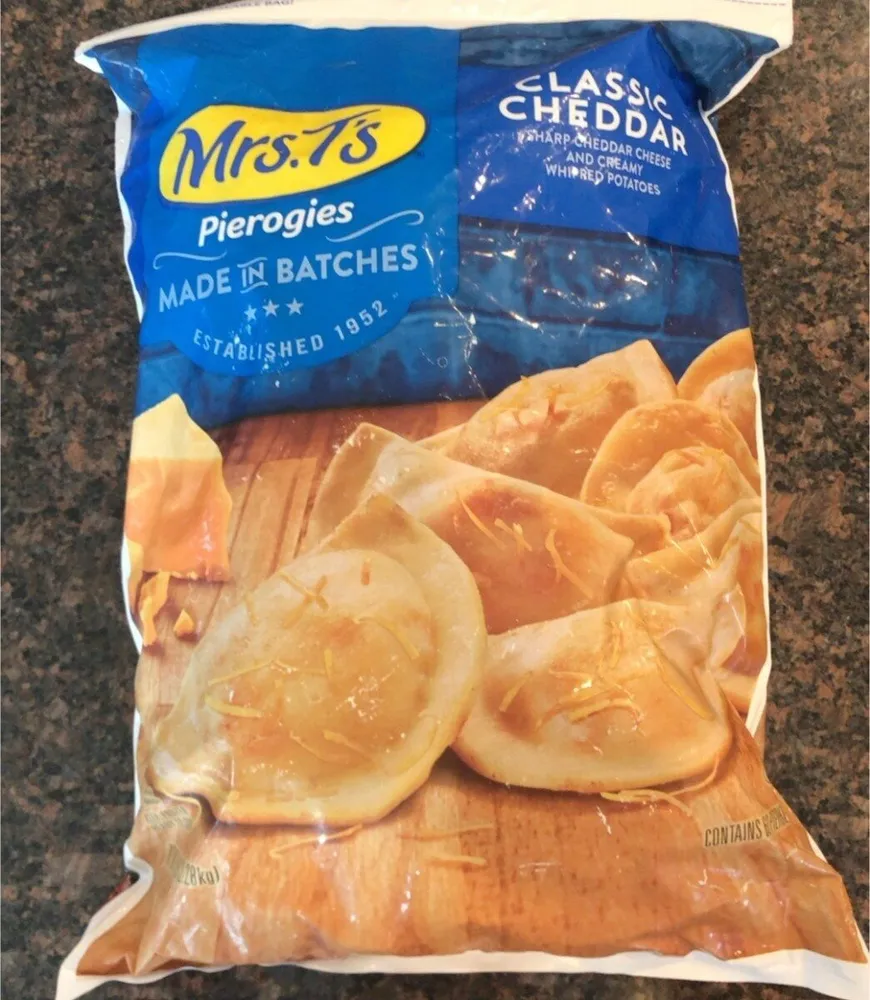 Pierogies classic cheddar