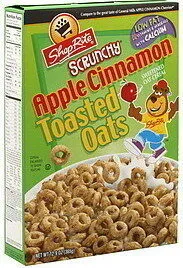 Scrunchy, Toasted Oats Sweetened Oat Cereal, Apple Cinnamon