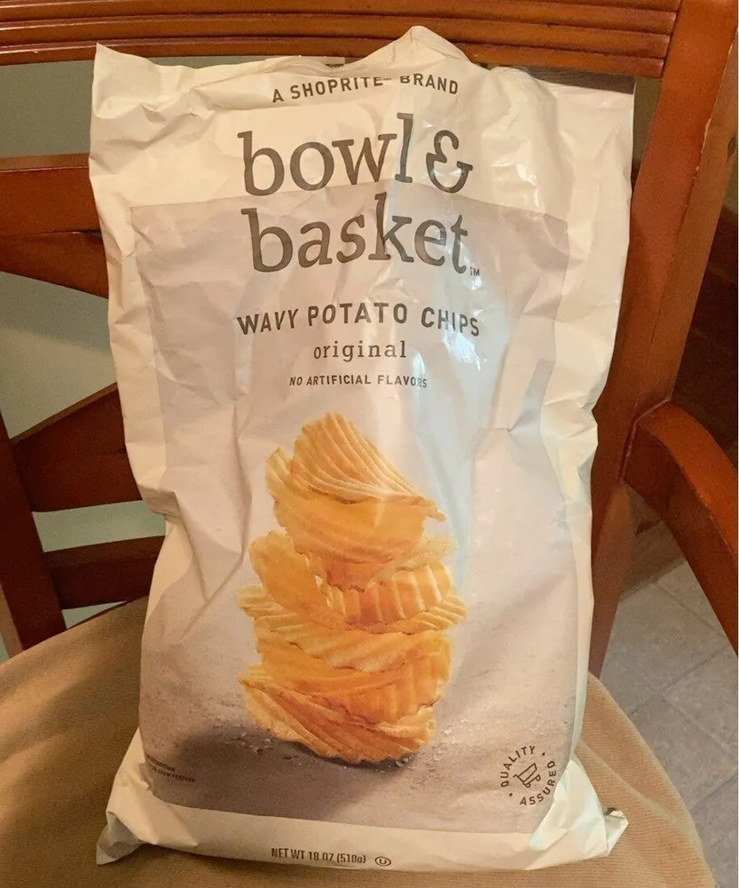 Wavy potato chips