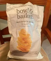 Wavy potato chips