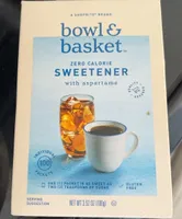 Bowl and basket zero calorie sweetener