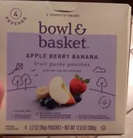 Fruit puree pouches
