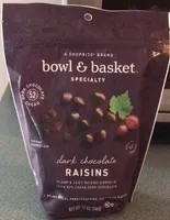 dark chocolate raisins