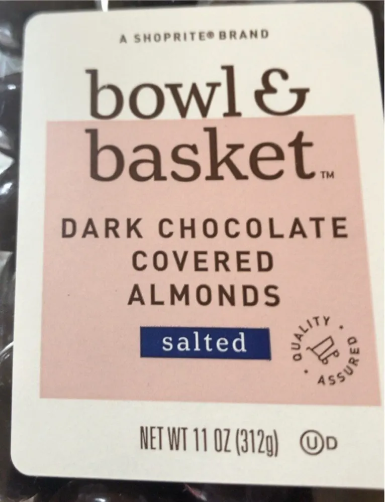 dark chocolate covered almonds