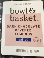dark chocolate covered almonds