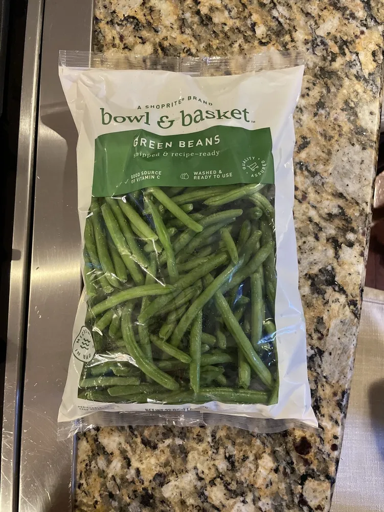 Bowl and Basket Green Beans