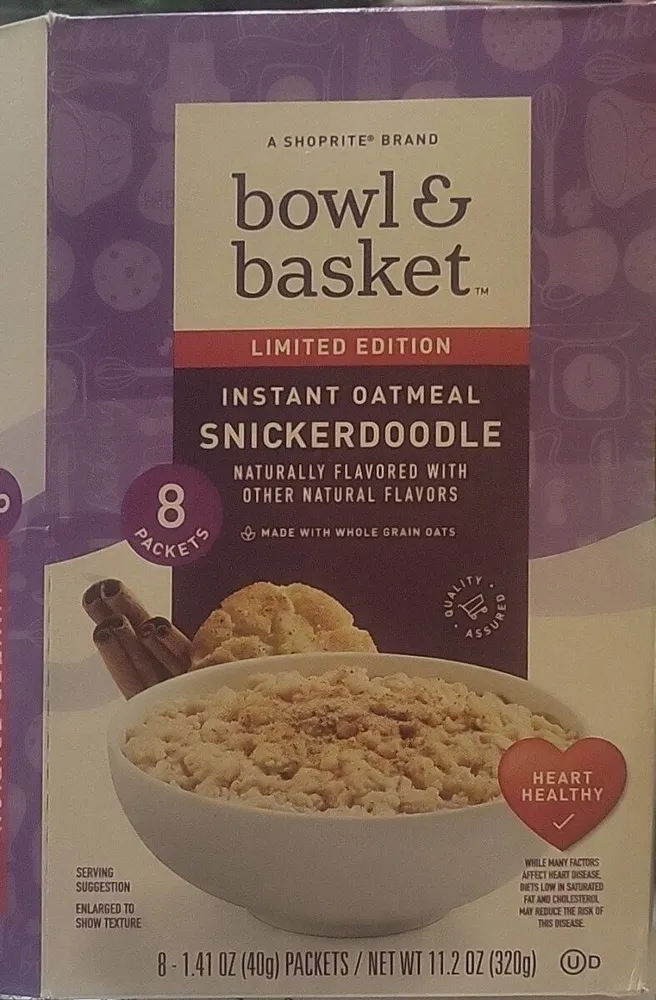 Snickerdoodle Instant Oatmeal