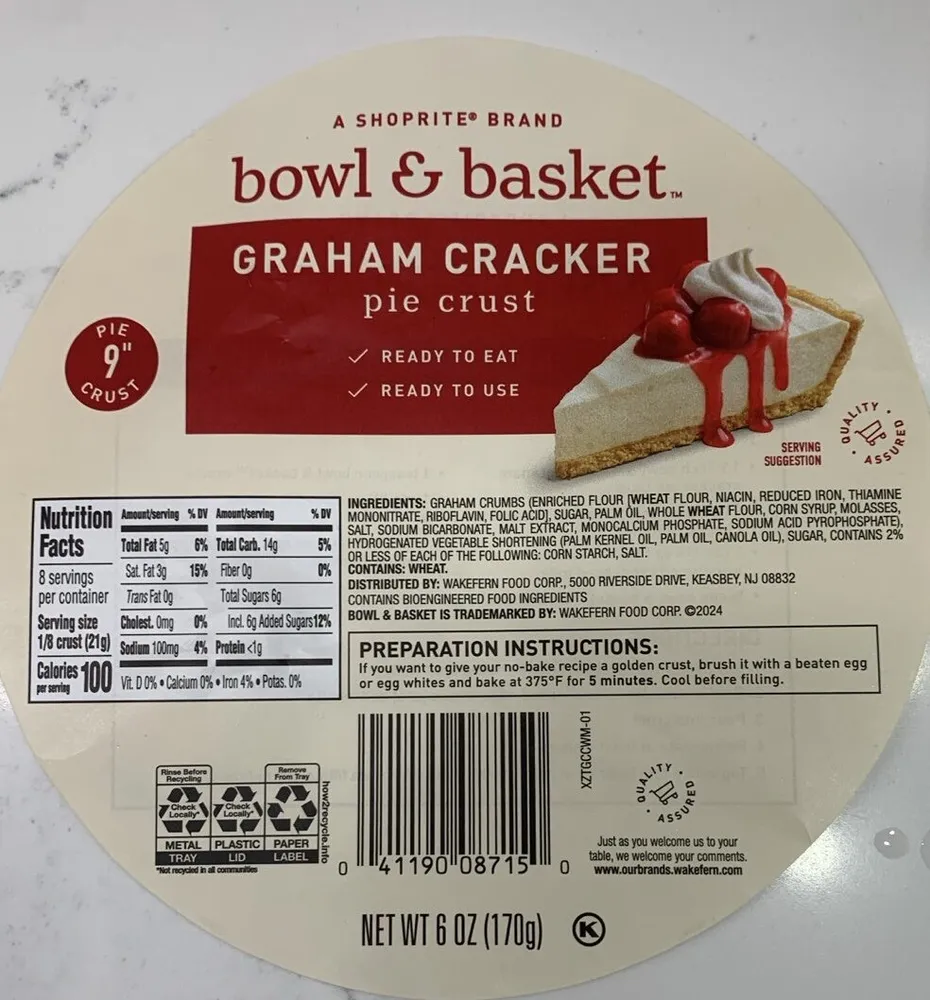 Graham Cracker Pie Crust