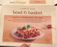 Cheese & marinara lasagna