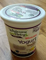 Whole milk yogurt, vanilla