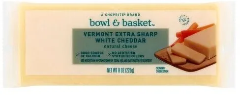 VERMONT EXTRA SHARP WHITE CHEDDAR natural cheese