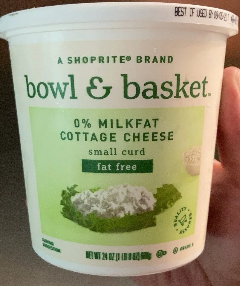 0% Milkfat Cottage Cheese small curd fat free