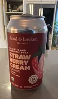 Strawberry Cream Prebiotic and Probiotic Soda