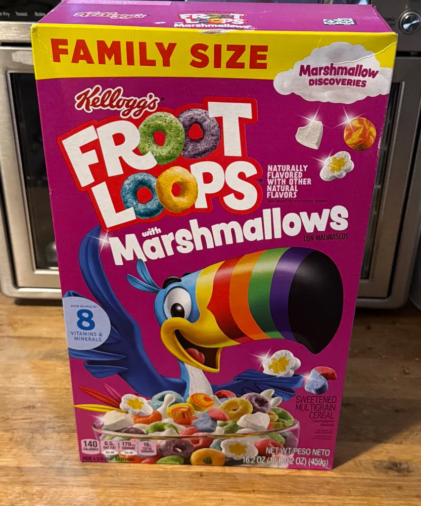 Froot Loops with Marshmallows