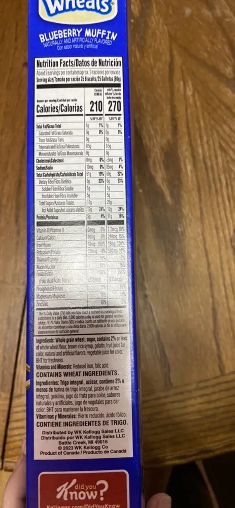 Blueberry Muffin Mini Wheats