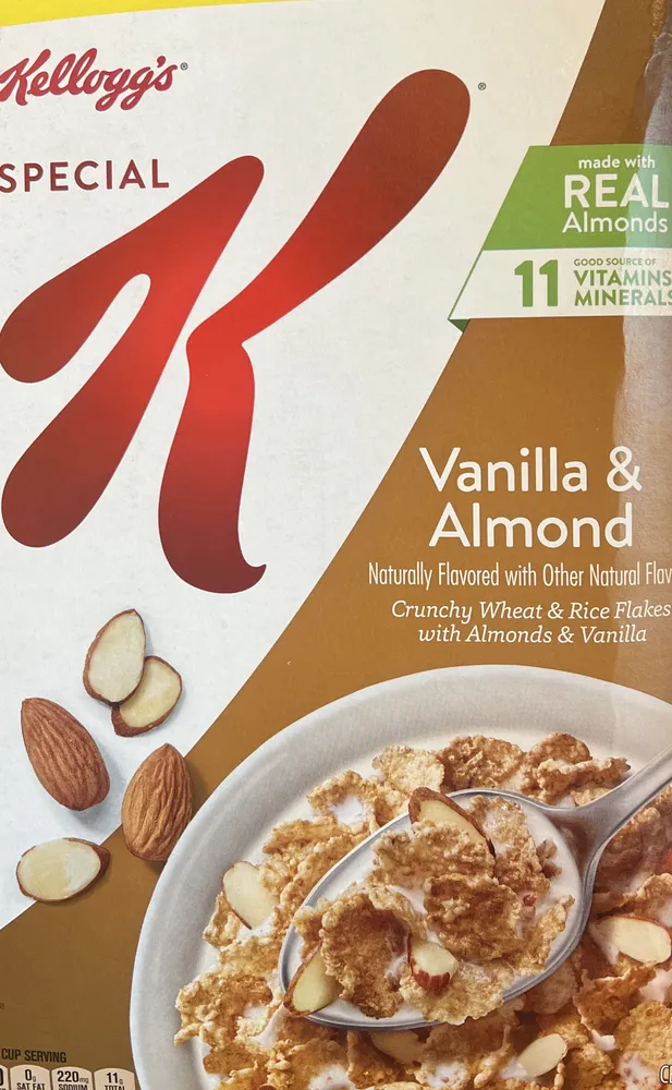 Vanilla & Almond Crunchy Wheat & Rice Flakes with Almonds & Vanilla