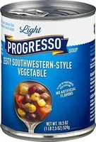 Light southwestern style vegetable soup