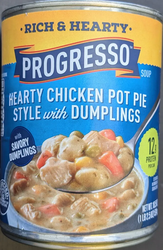 Hearty Chicken Pot Pie Style with Dumplings