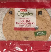 HEB Whole Wheat Ultra Thin & Crispy Pizza Crusts