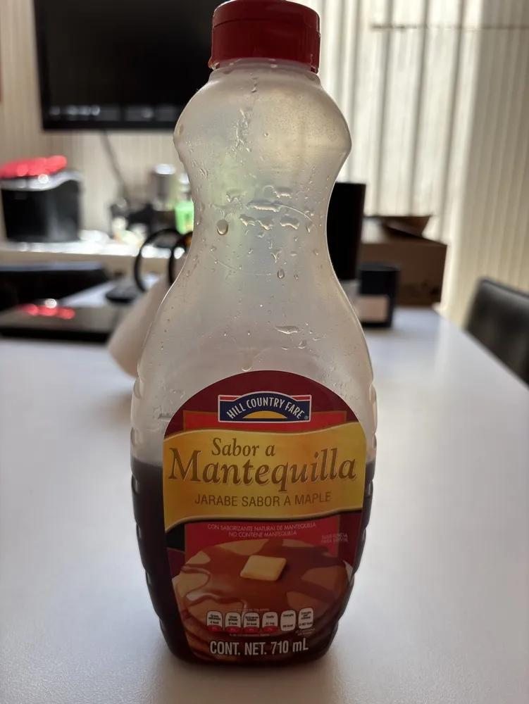 Jarabe sabor a mantequilla