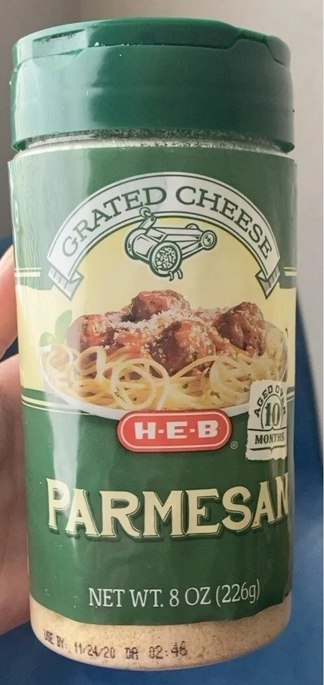 Grated cheese parmesan