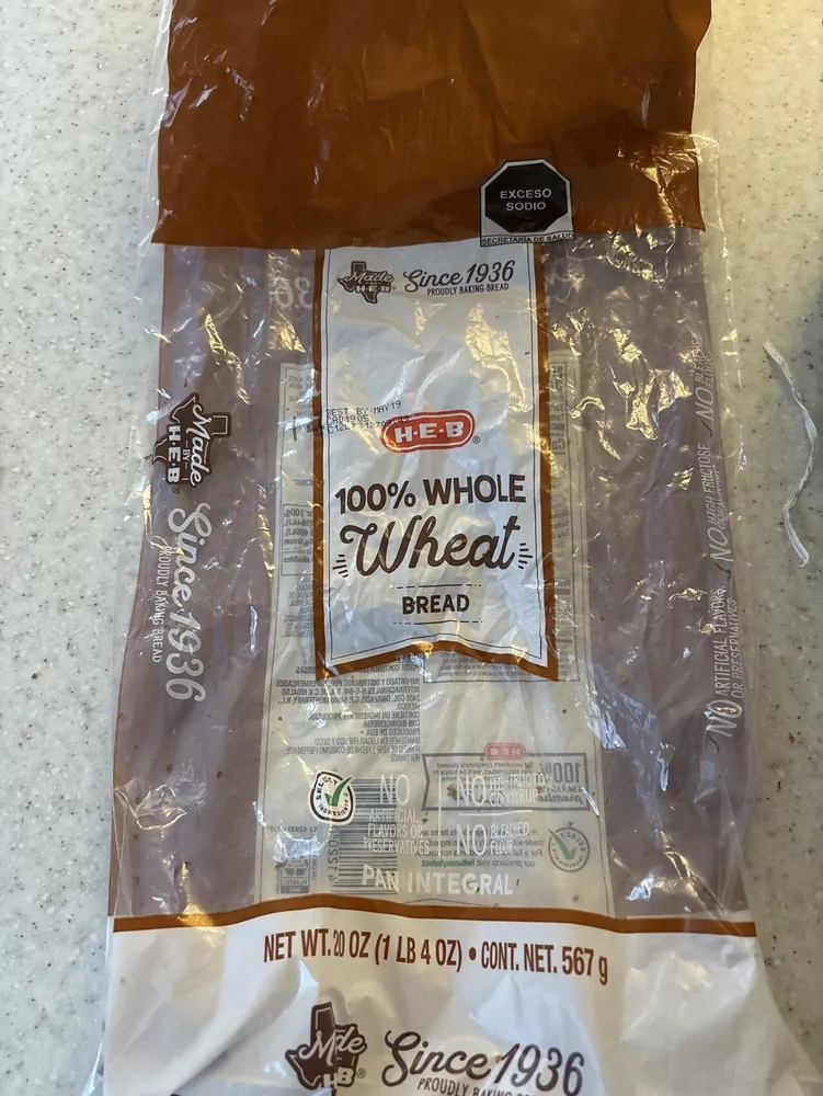 100% Whole Wheat Bread