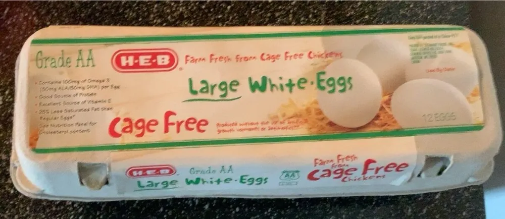 Large White Eggs